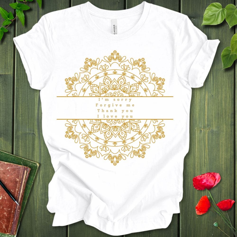 Ho'oponopono Prayer Mandala T-Shirt