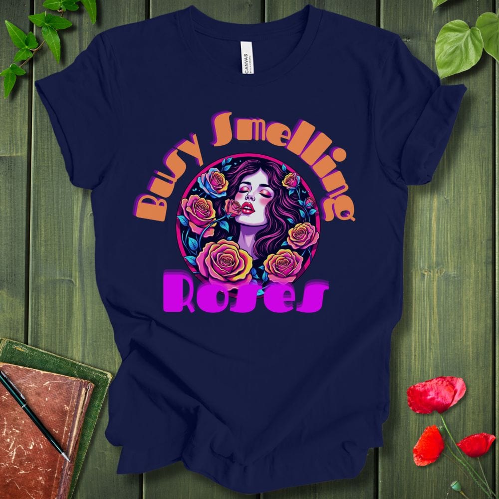 Busy smelling roses T-Shirt