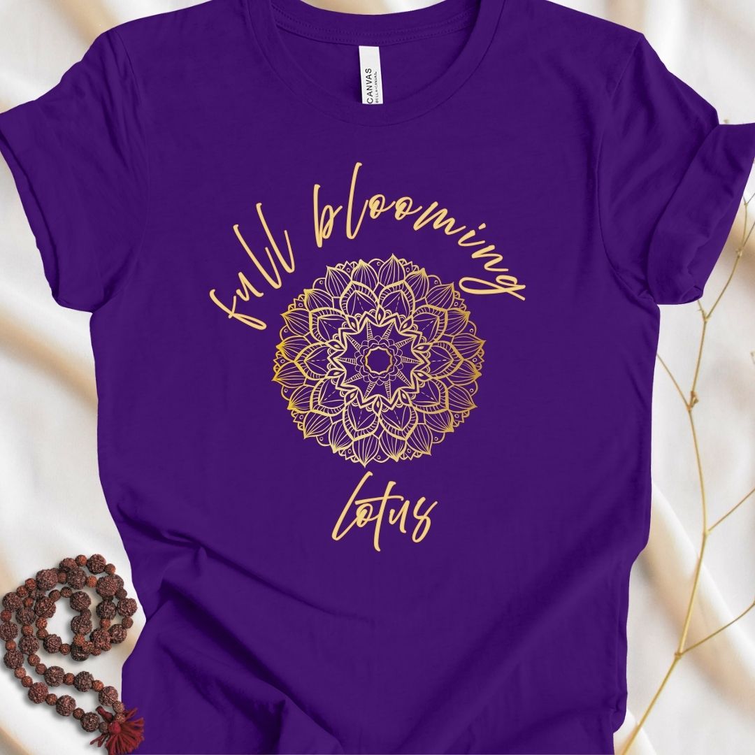 Full Blooming Lotus Mandala T-shirt