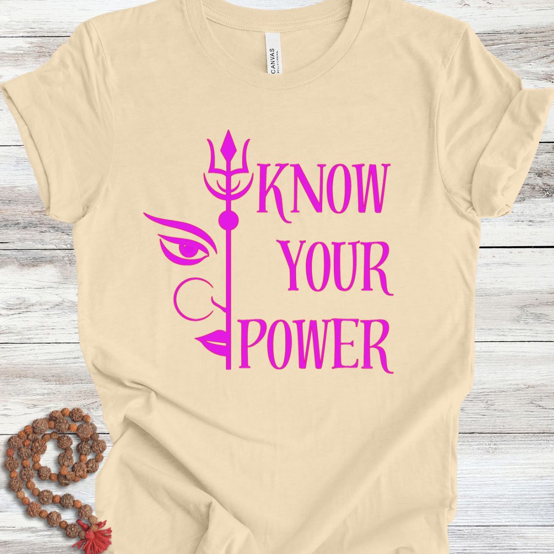Know Your Power Durga T-shirt