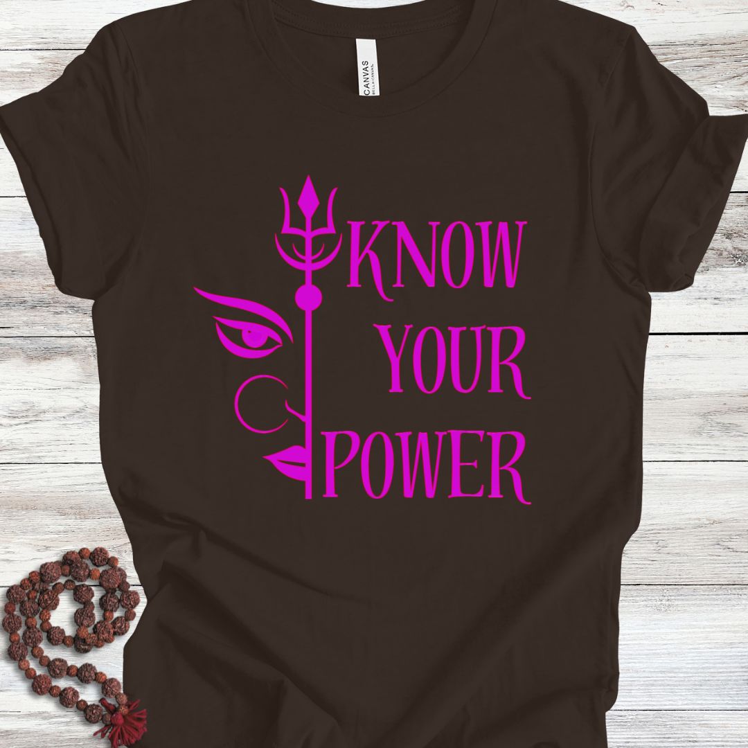 Know Your Power Durga T-shirt