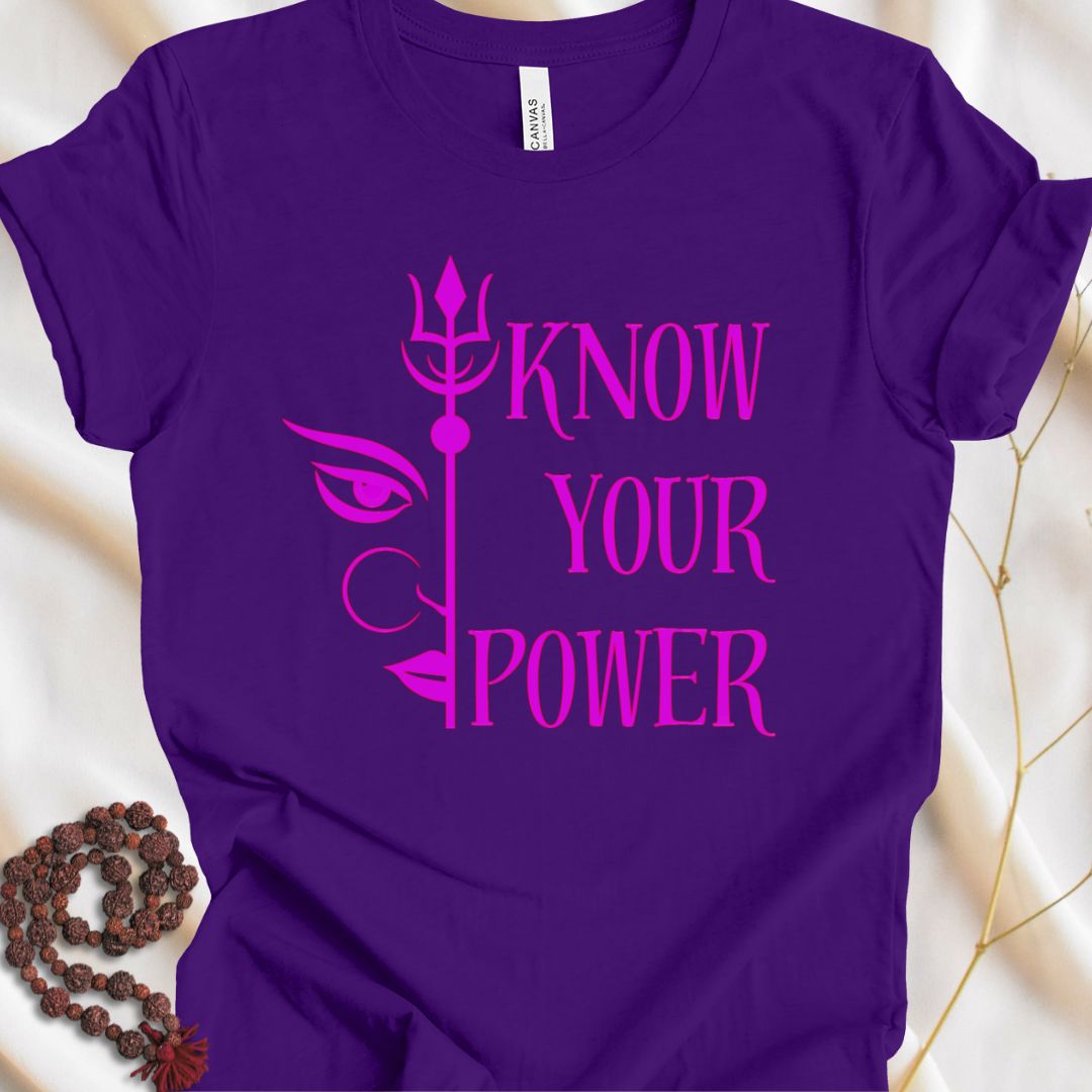 Know Your Power Durga T-shirt