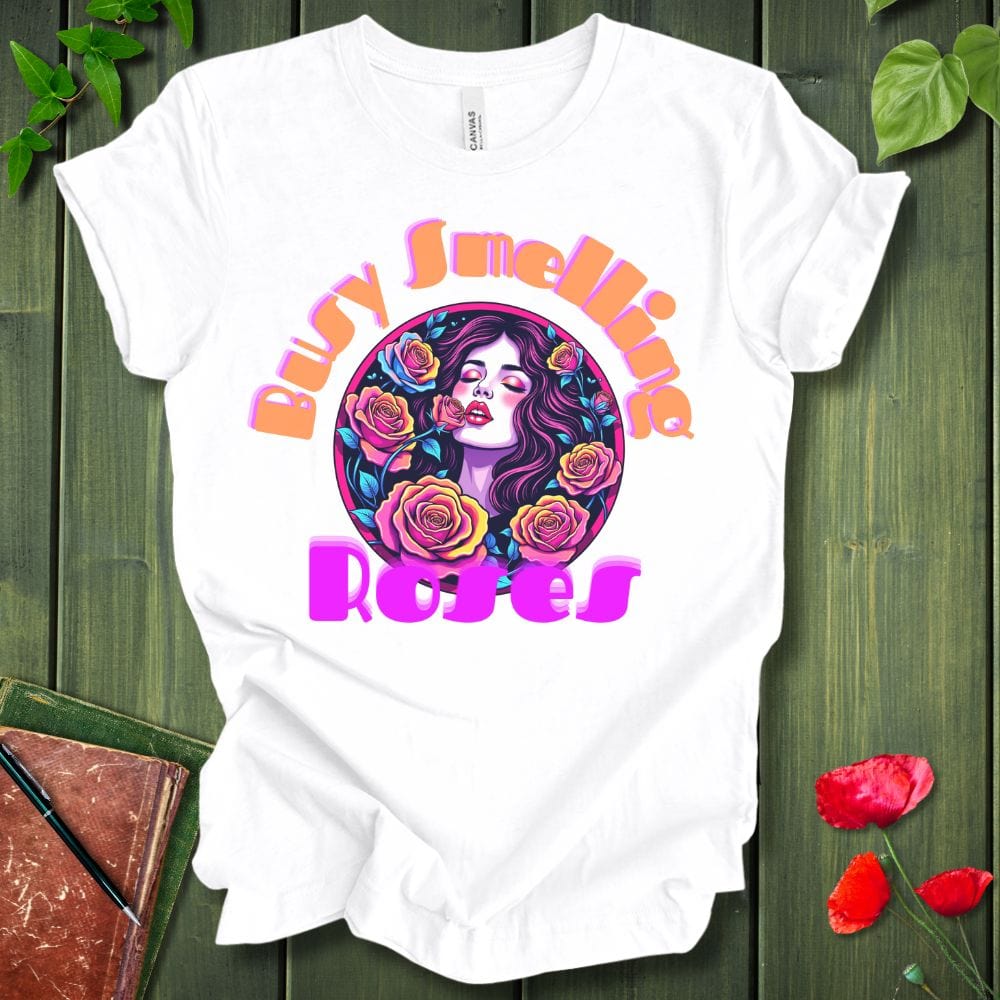 Busy smelling roses T-Shirt