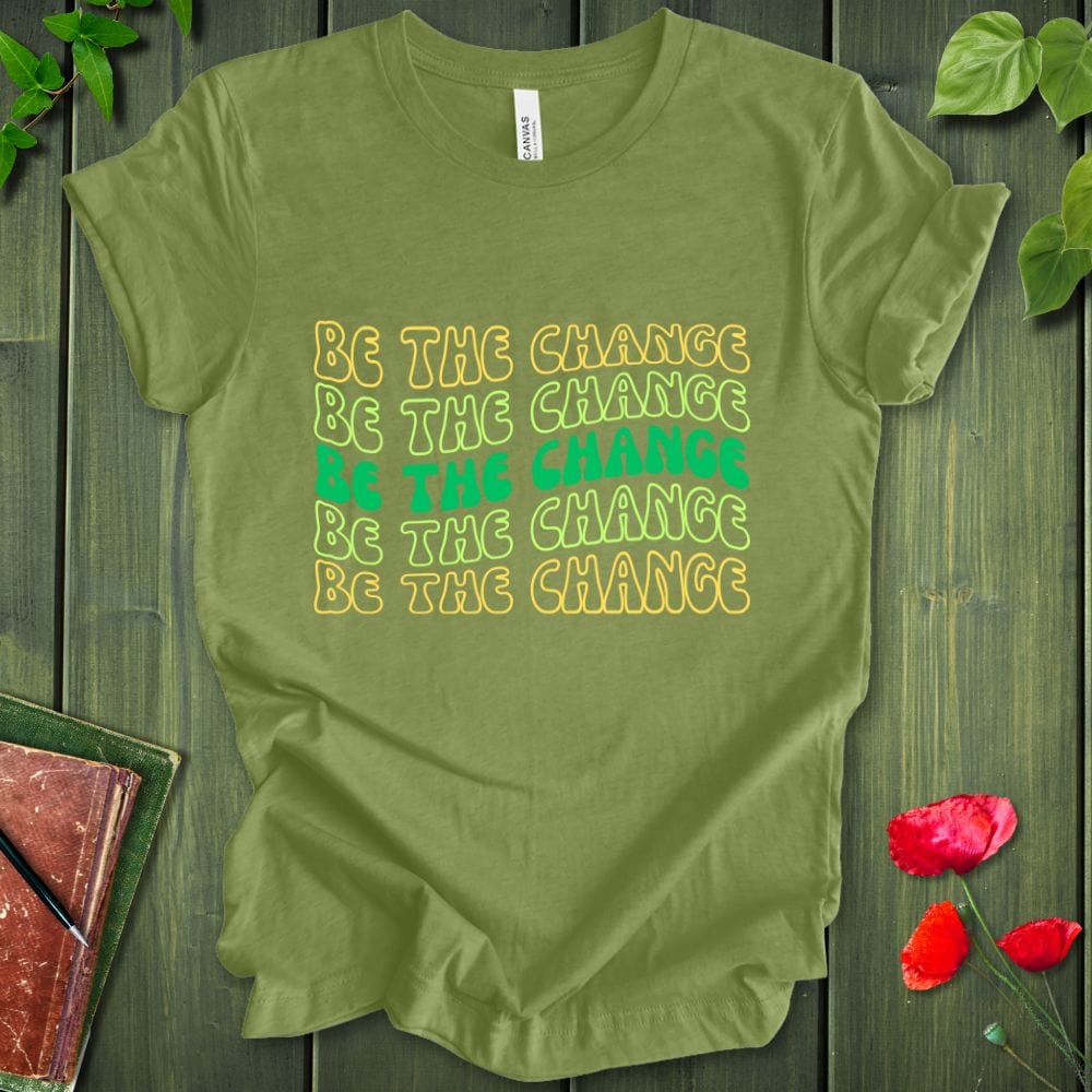 Be The Change Retro Wave T- Shirt T-Shirt