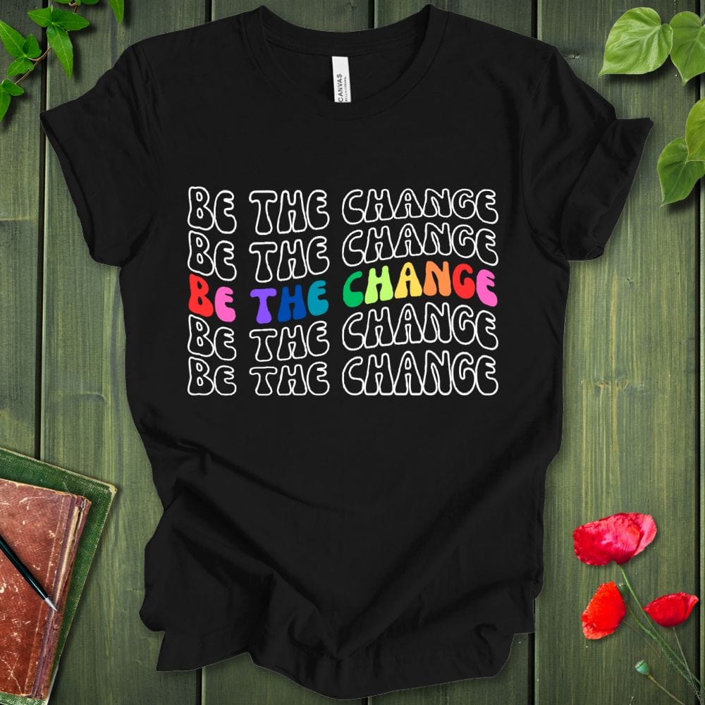 Be The Change Retro Wave T-Shirt
