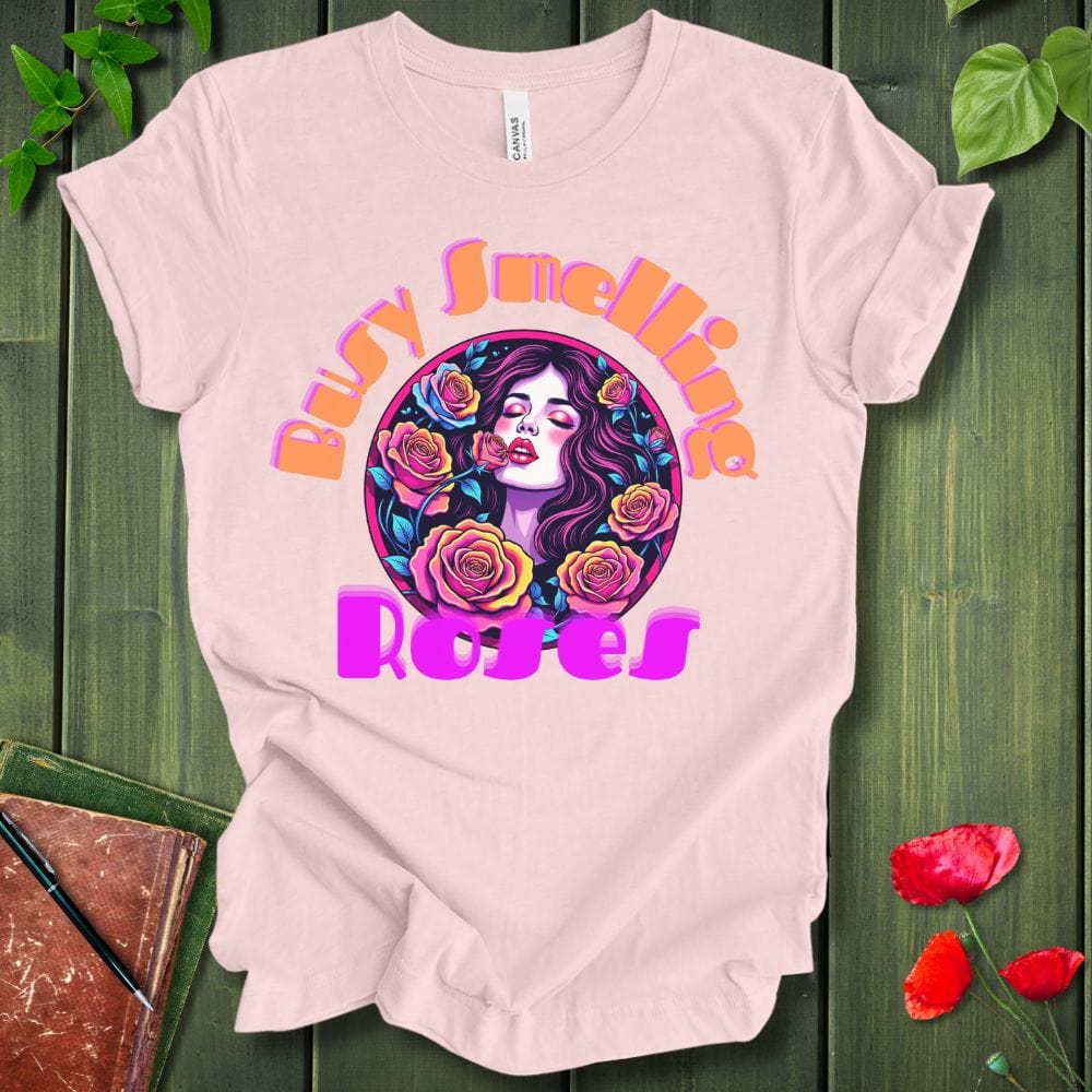 Busy smelling roses T-Shirt