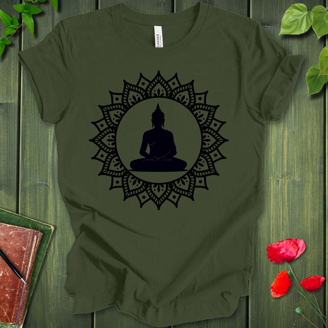 Mandala Buddha T-shirt