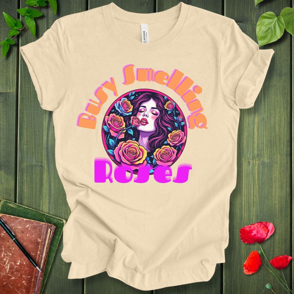 Busy smelling roses T-Shirt