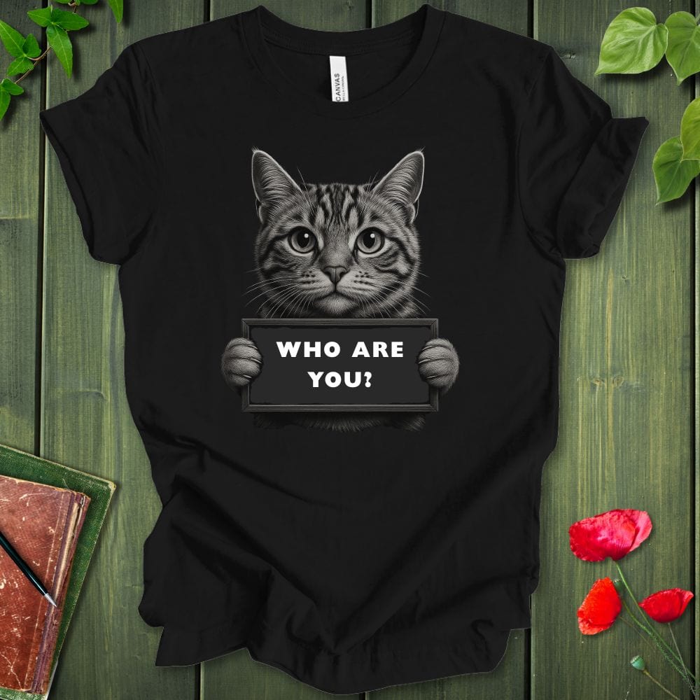 Who Are You Kitty T-shirt