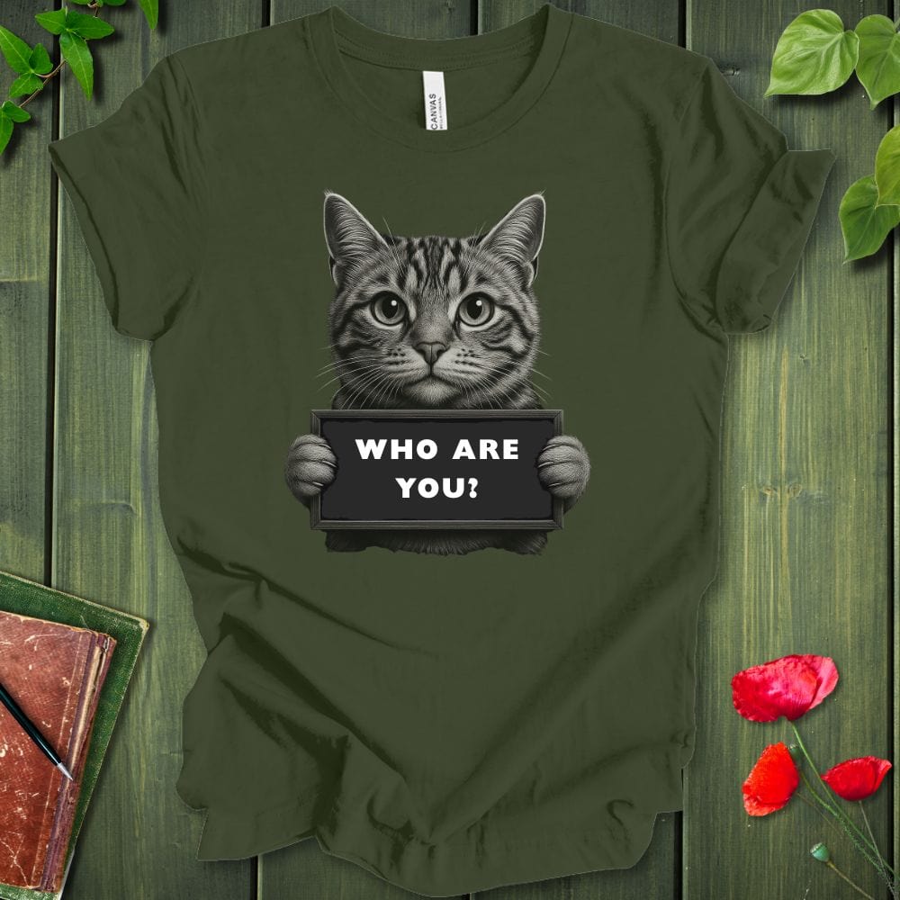 Who Are You Kitty T-shirt