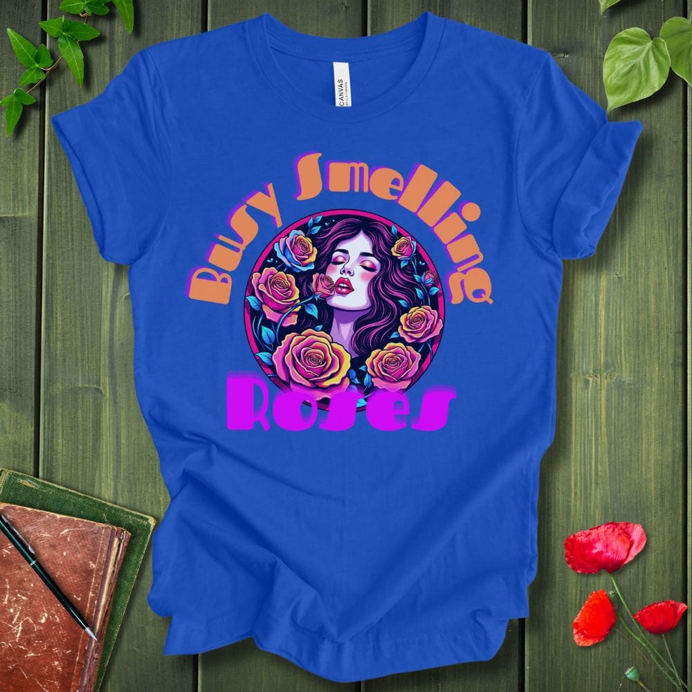 Busy smelling roses T-Shirt