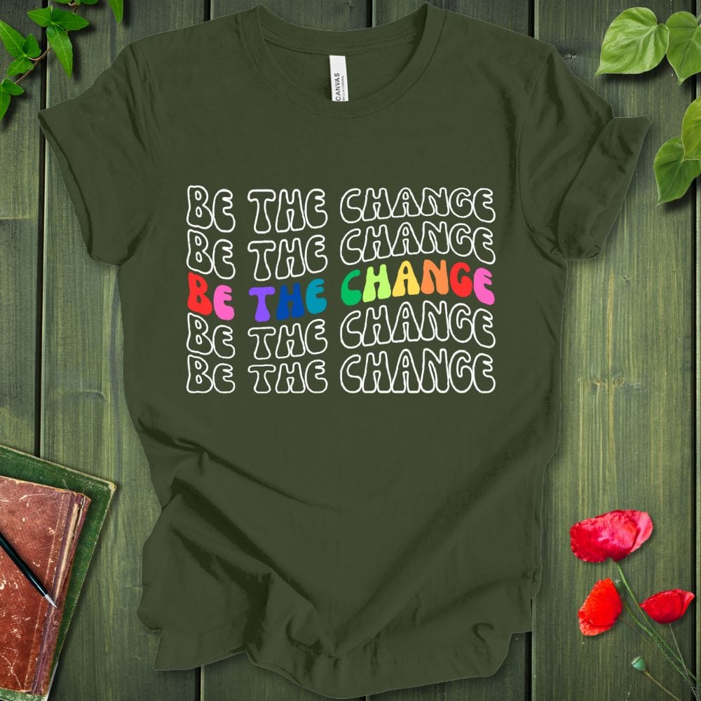 Be The Change Retro Wave T-Shirt
