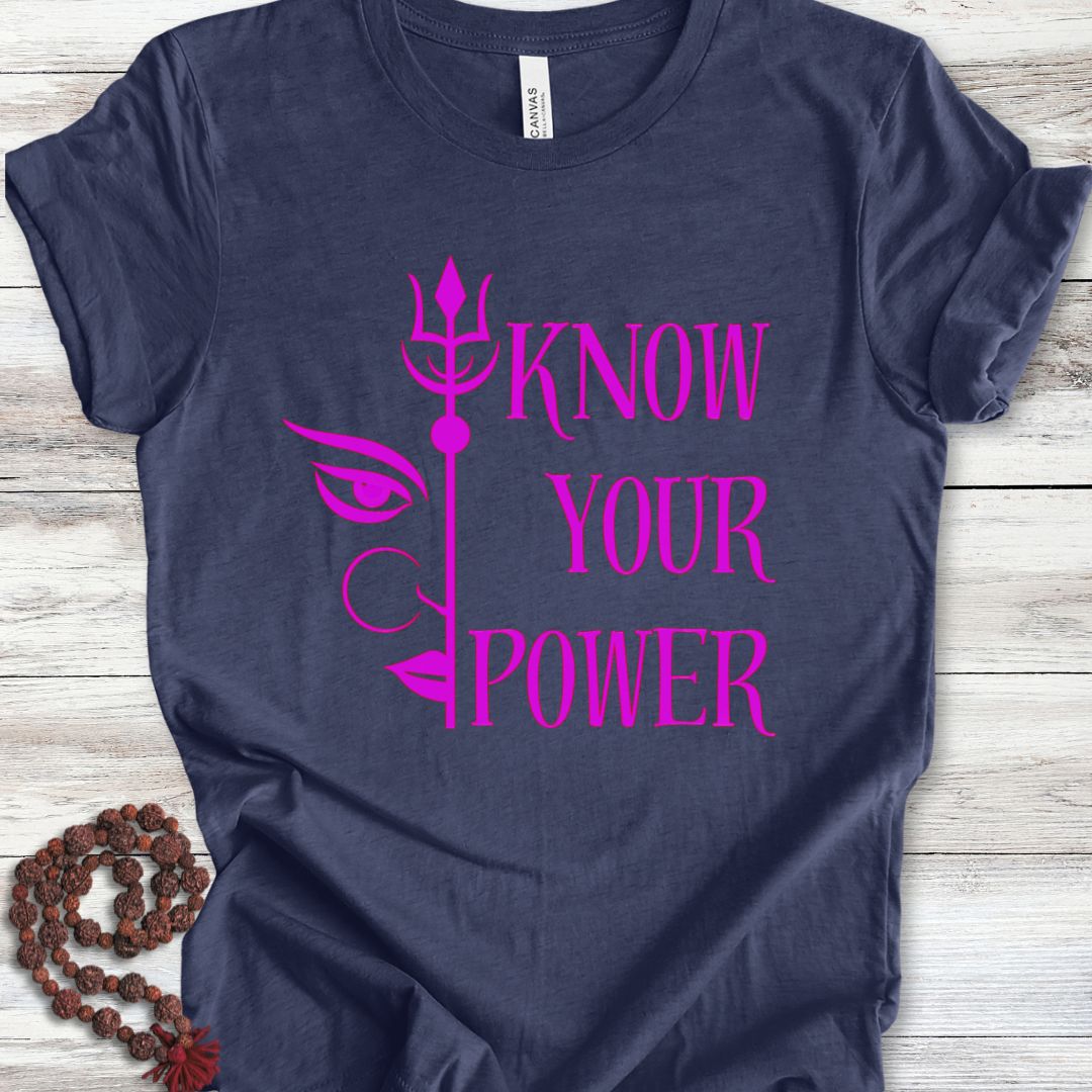 Know Your Power Durga T-shirt