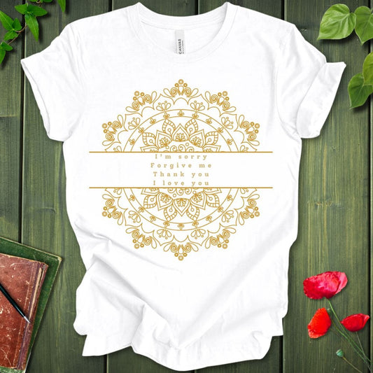 Ho'oponopono Prayer Mandala T-Shirt