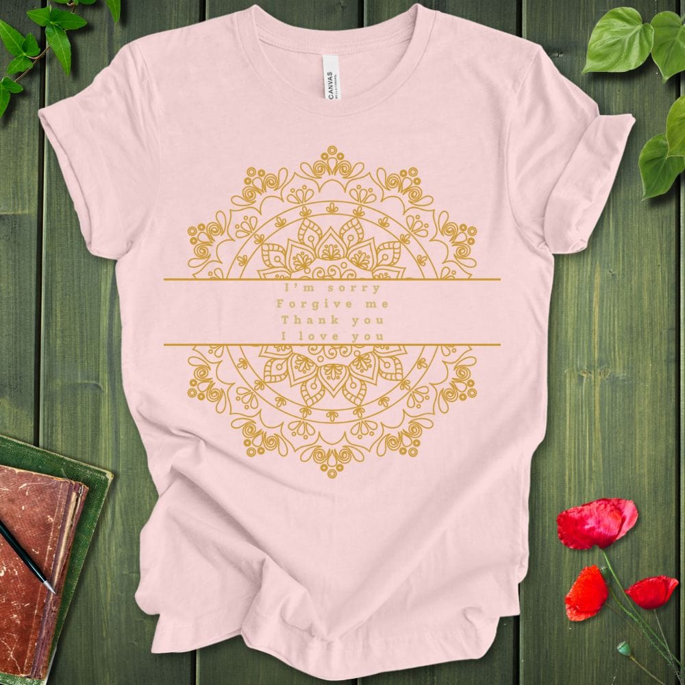 Ho'oponopono Prayer Mandala T-Shirt