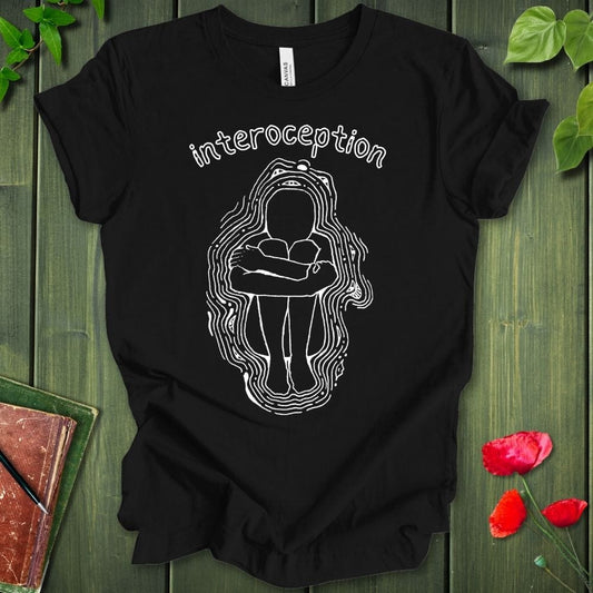Interoception, above T-shirt