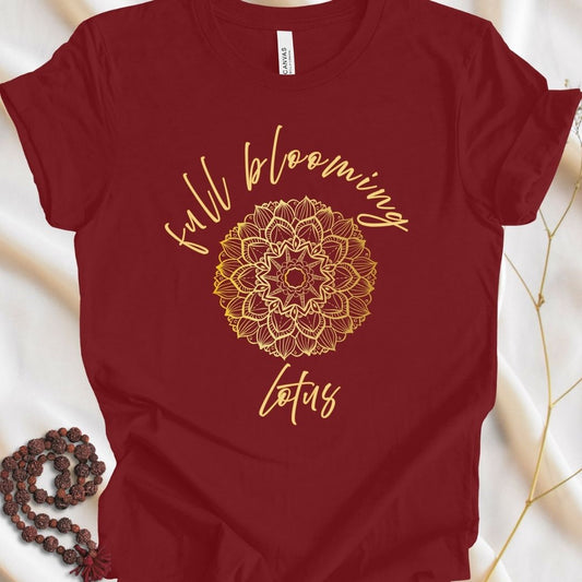 Full Blooming Lotus Mandala T-shirt