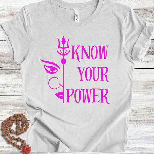 Know Your Power Durga T-shirt