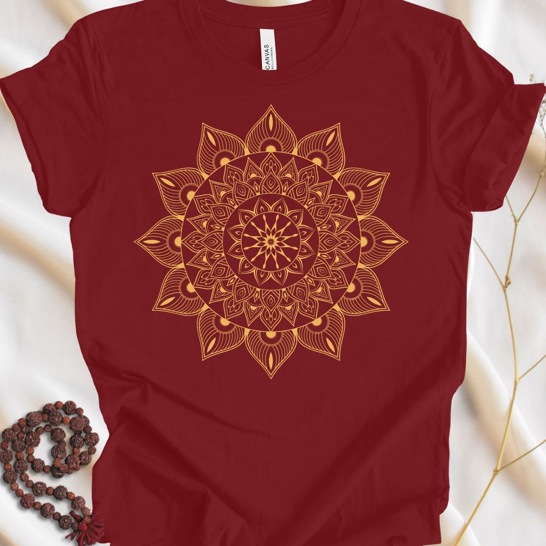 Blooming Lotus Mandala T-shirt