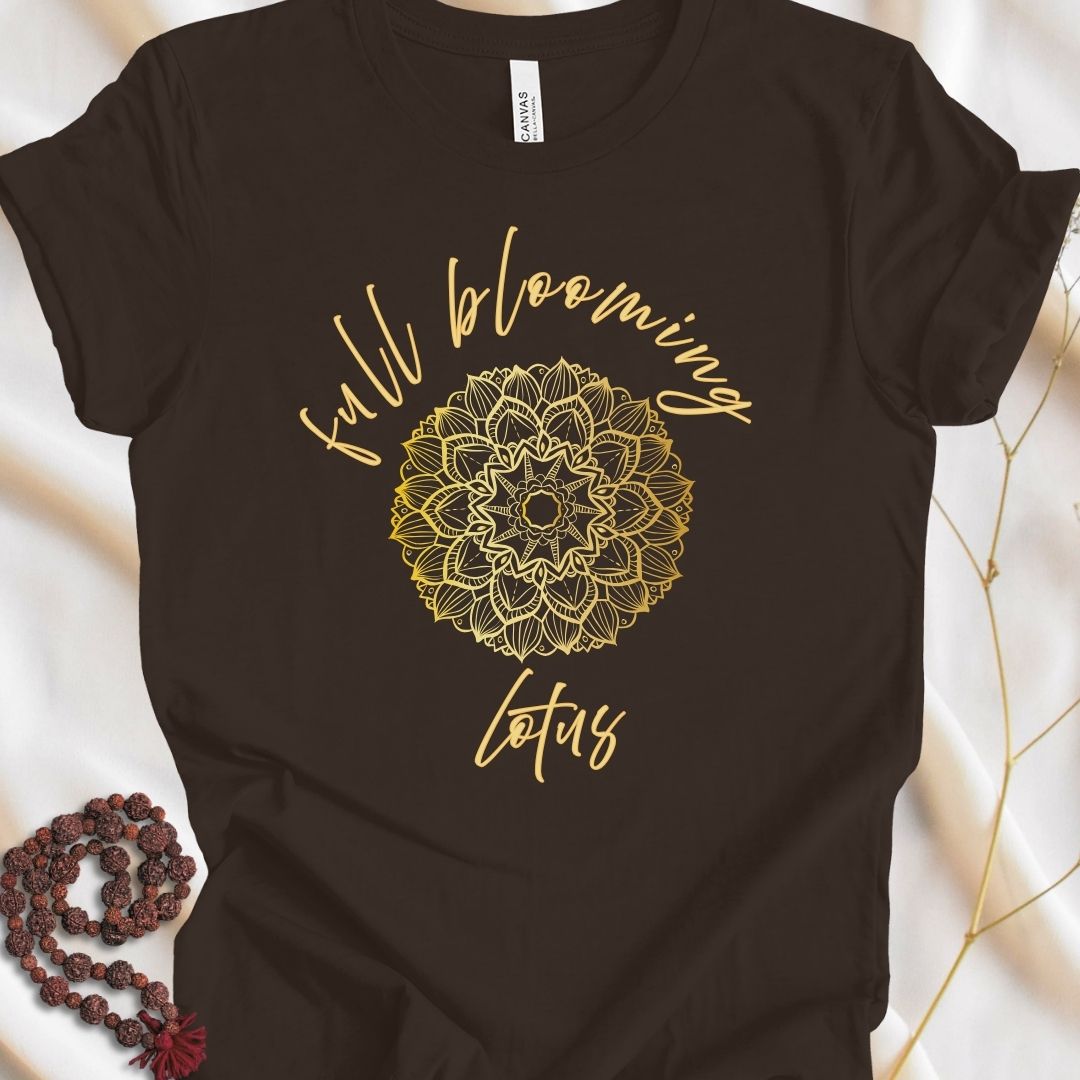 Full Blooming Lotus Mandala T-shirt