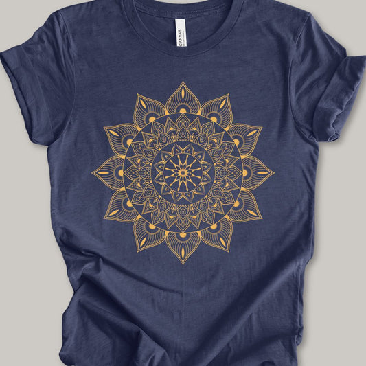 Blooming Lotus Mandala T-shirt