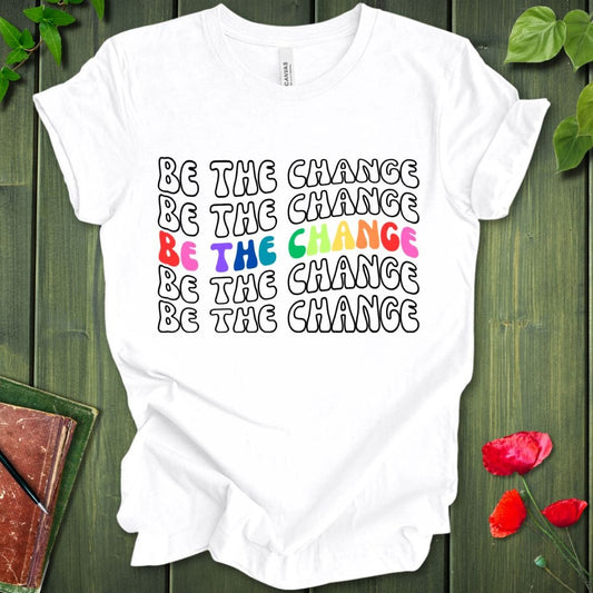 Be The Change Retro Wave T-Shirt