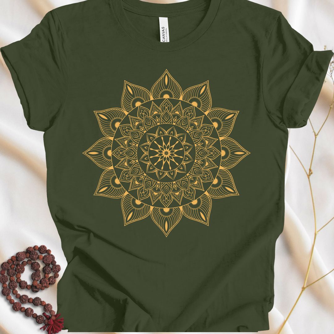 Blooming Lotus Mandala T-shirt
