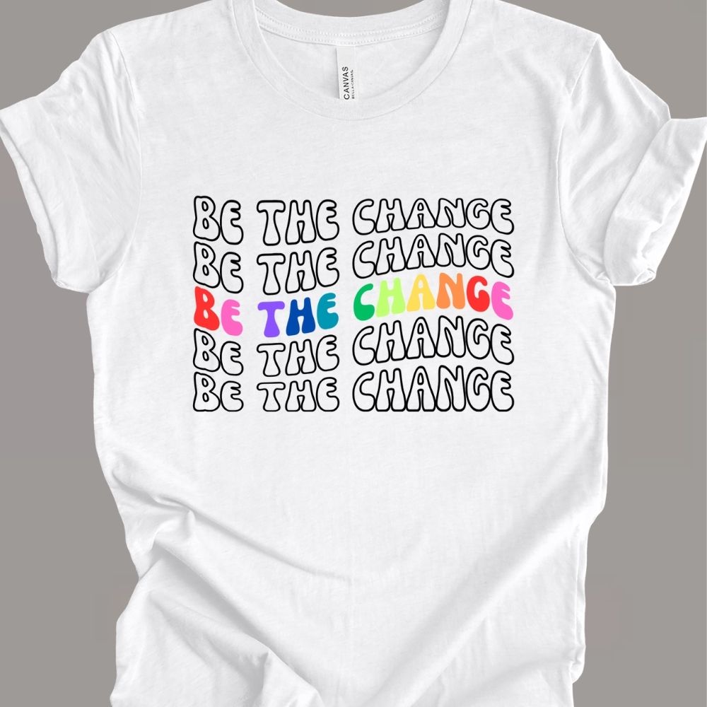 Be The Change Retro Wave T-Shirt