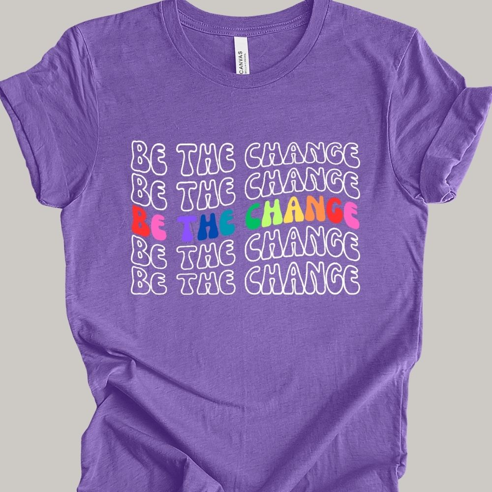 Be The Change Retro Wave T-Shirt