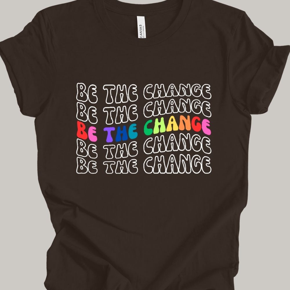 Be The Change Retro Wave T-Shirt