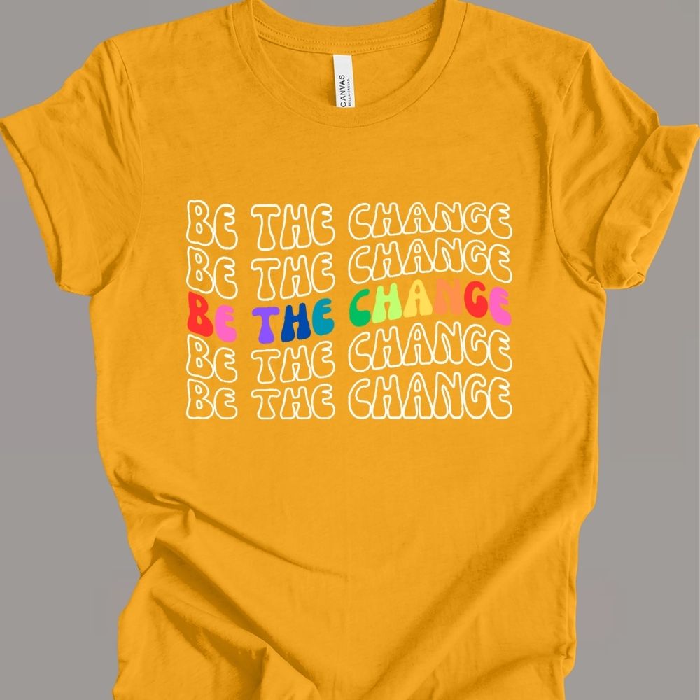 Be The Change Retro Wave T-Shirt