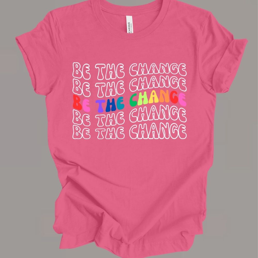 Be The Change Retro Wave T-Shirt
