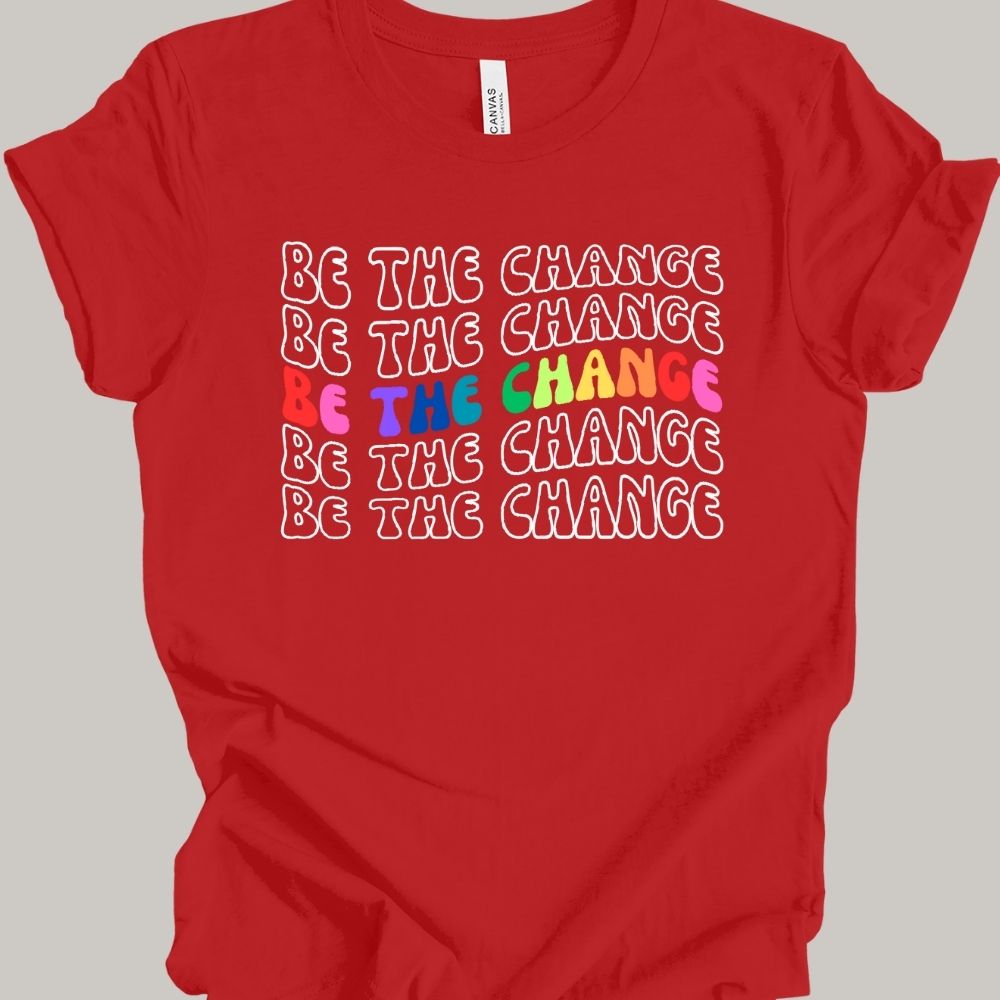 Be The Change Retro Wave T-Shirt