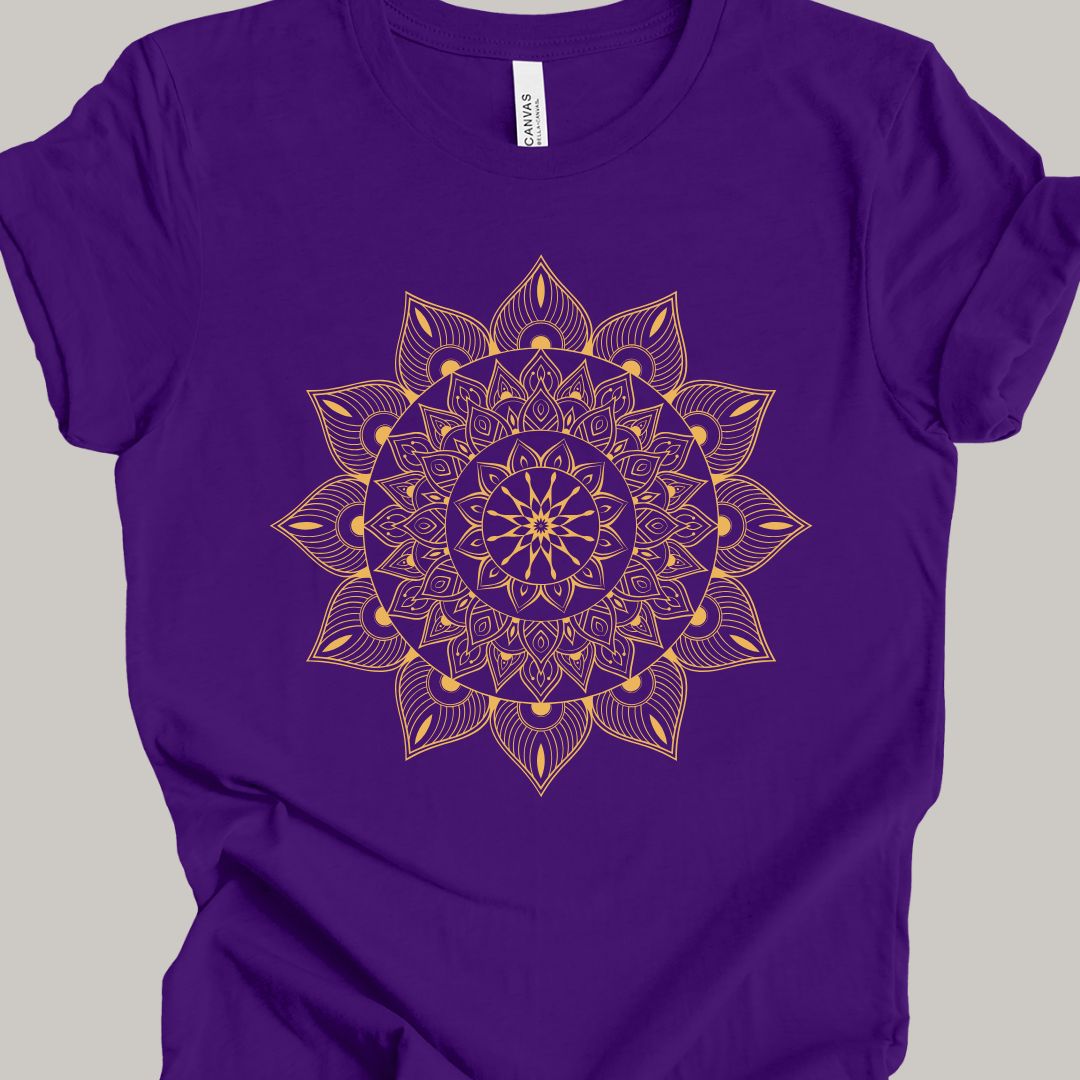 Blooming Lotus Mandala T-shirt