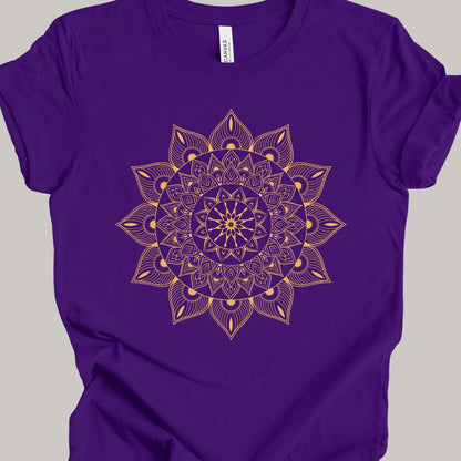 Blooming Lotus Mandala T-shirt