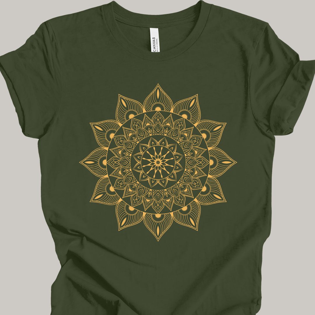 Blooming Lotus Mandala T-shirt