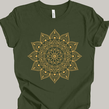 Blooming Lotus Mandala T-shirt