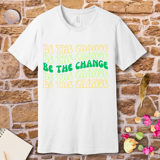 Be The Change Retro Wave T-Shirt